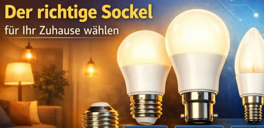 E27, B22, E14: Den richtigen Sockel wählen