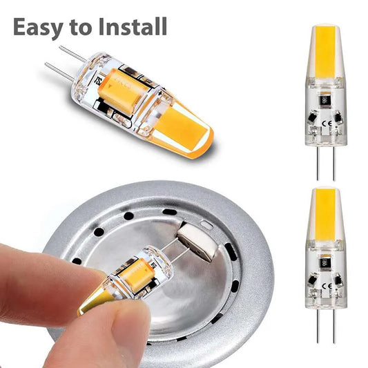 G4 COB Chip 3W Kaltweiß DC12V / Warmweiß AC220V LED Licht ersetzt Halogenlampe Abstrahlwinkel 360 Grad ~ 2624