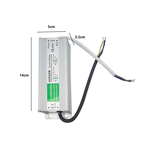 Trafo DC 24V IP67 60W LED-Treiber