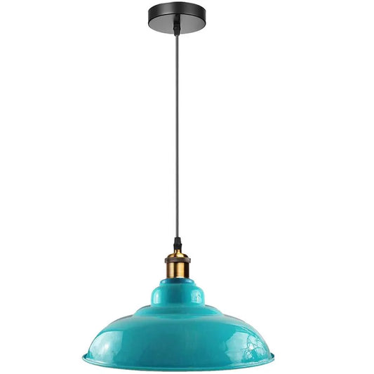 Himmelblaue Farbe für Kücheninsel-Pendelleucht im Industrie Design