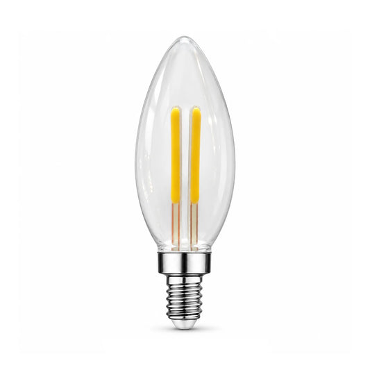 E14 LED Filament Kerzenglühbirne 4W – Bruchsicher & Warmweiß (2700K)~4168