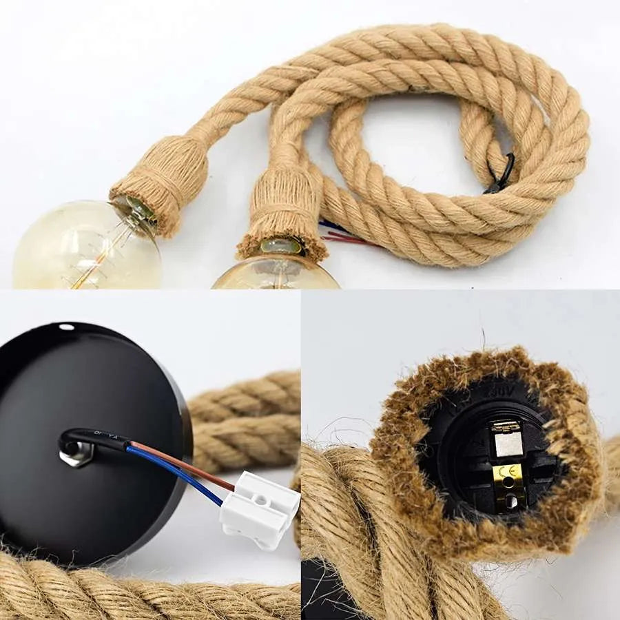 Eine Seite 1,5 Meter 3 Meter doppelendiges Hanfseil