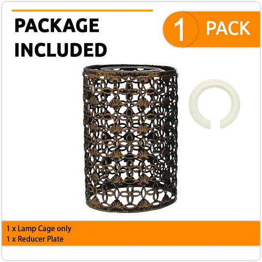 Gebürsteter kupferfarbener Trommel-Lampenschirm, moderner Metallschirm im Retro-Stil