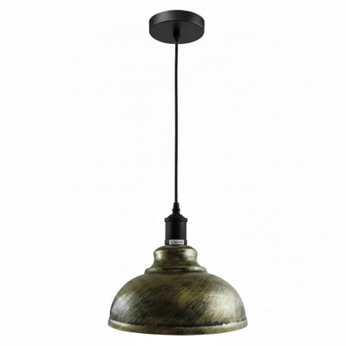 Vintage Bauernhaus Metall Pendelleuchte E27 Hängelampe verstellbare Kordel~4152