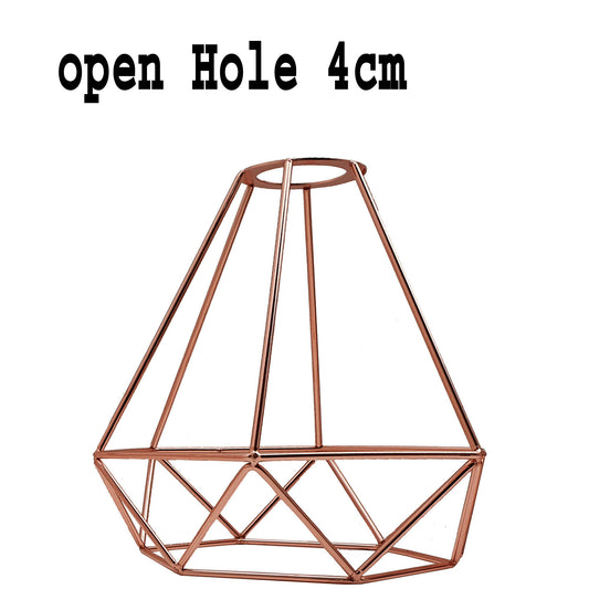 Moderner Lampenkäfig aus Metall – Drahtdesign für Pendelleuchten~2929