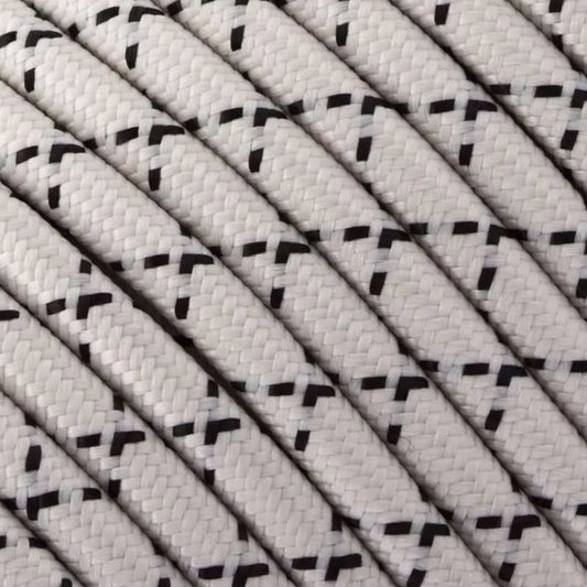 3 Adriges Rund Textilkabel Fassung Pendelleuchten