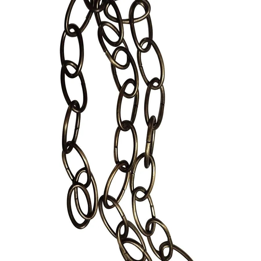 Metalen ketting kroonluchter decoratieve lamp hanger plafond hangen zware ketting-Hoofdafbeelding