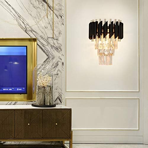 Lampada da parete moderna in cristallo, lampada da parete, lampade da corridoio, lampadario, luce da interno per casa ~2586