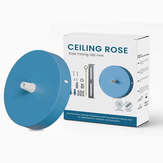 Metall Deckenrosette 100mm zum Aufhängen von Kronleuchtern~1035