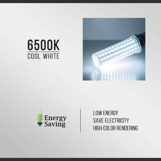 LED E27 24W kegleformet pære, flimrende lys, E27-fatning, LED-chip, kølig hvid til indendørs brug ~ 2619