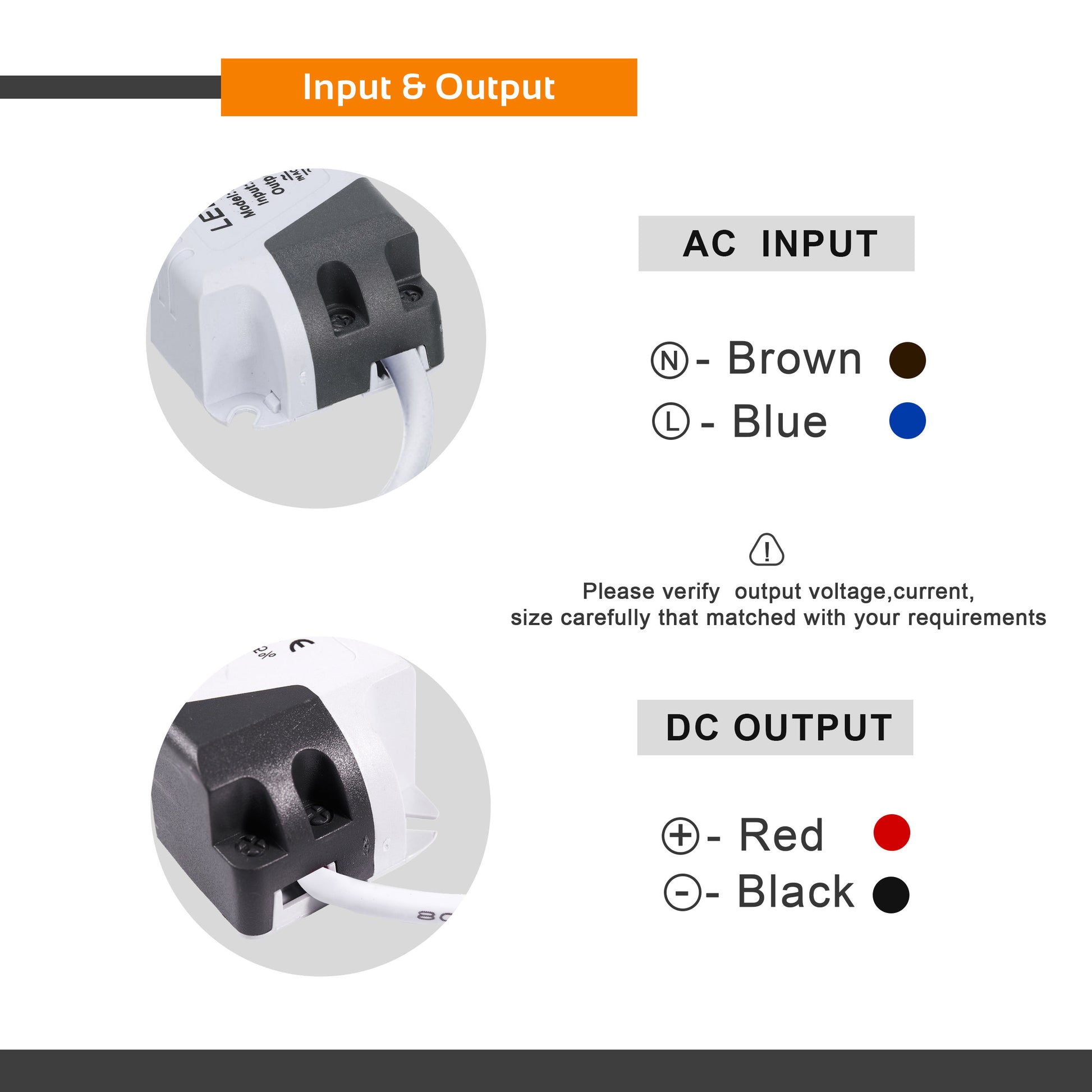 Stromversorgung für Mini-LED-Streifen, 4-7 Watt, 12-25 Volt, Konstantstrom