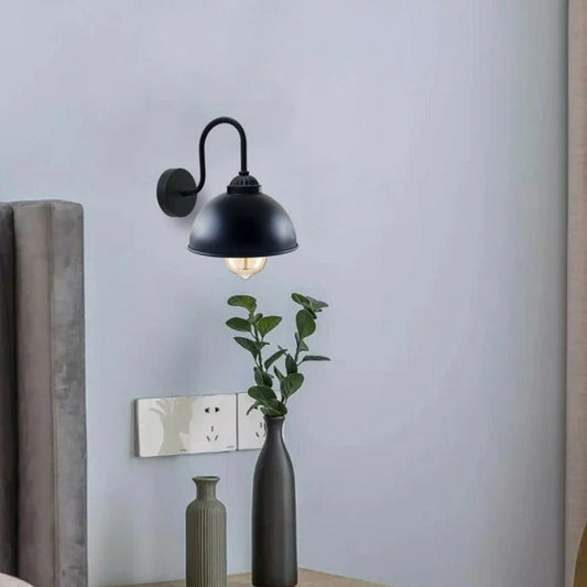 Væglamper sorte indeni |Ø 21 cm |stue:inspiration~2137