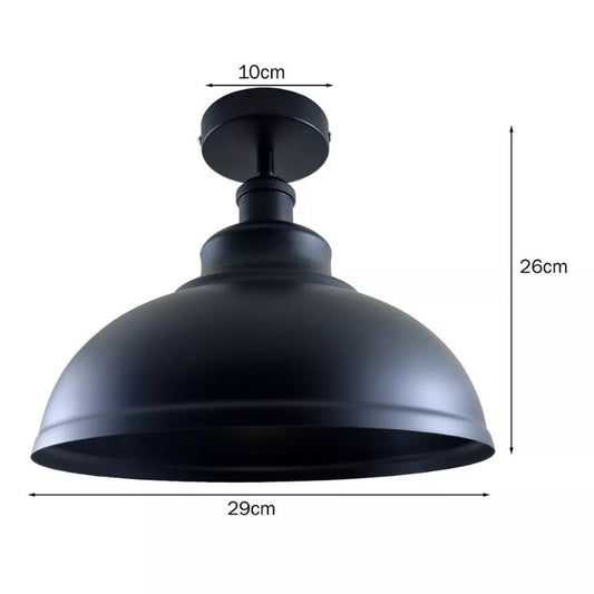 schwarz Metall Lampenschirm