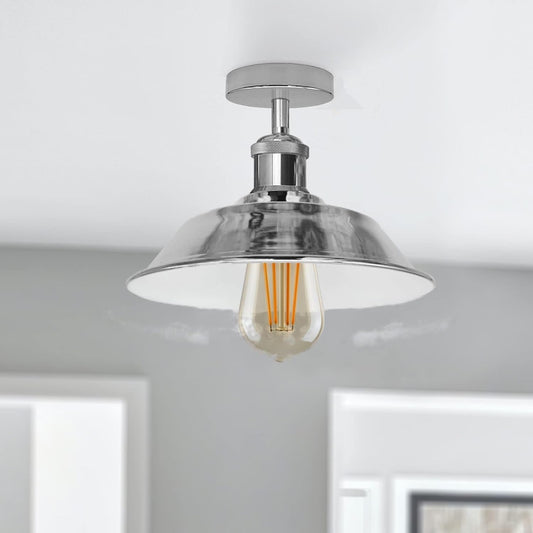 Chrom Deckenleuchte Industrie