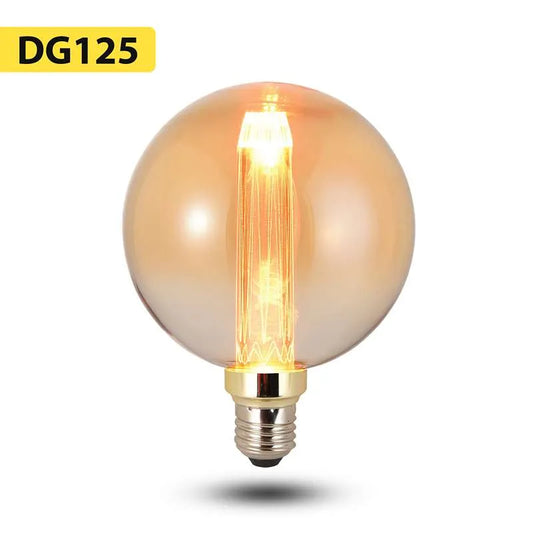 Retro E27 Fassung Mit Glühbirne DG125