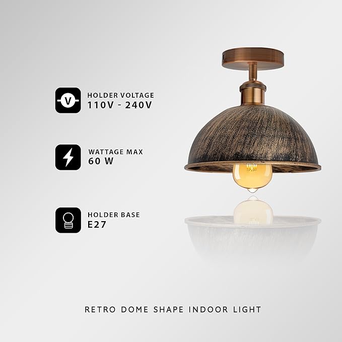 Deckenleuchte Industrial Design kaufen| E27 |  Ø 21cm