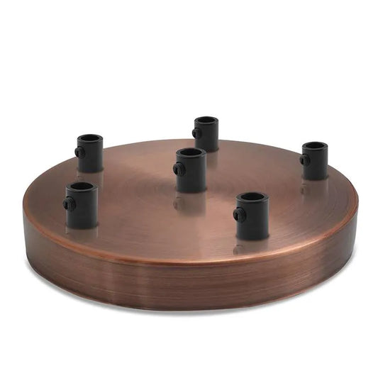 Deckenrosette lampe Ø 12cm 6-Fach Deckenleuchte