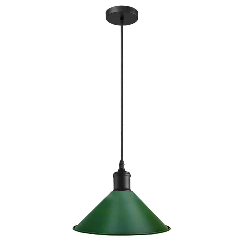 Stilvolle grüne Design-Pendelleuchte mit E27-Fassung für Innenräume