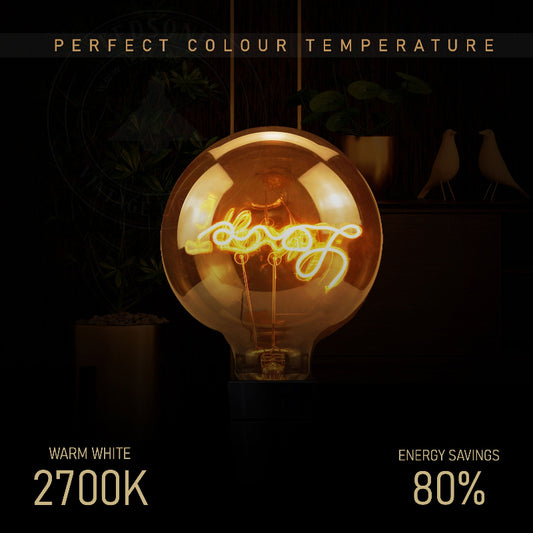 Ampoule G125 E27 LED Glühbirne für Wohnräume