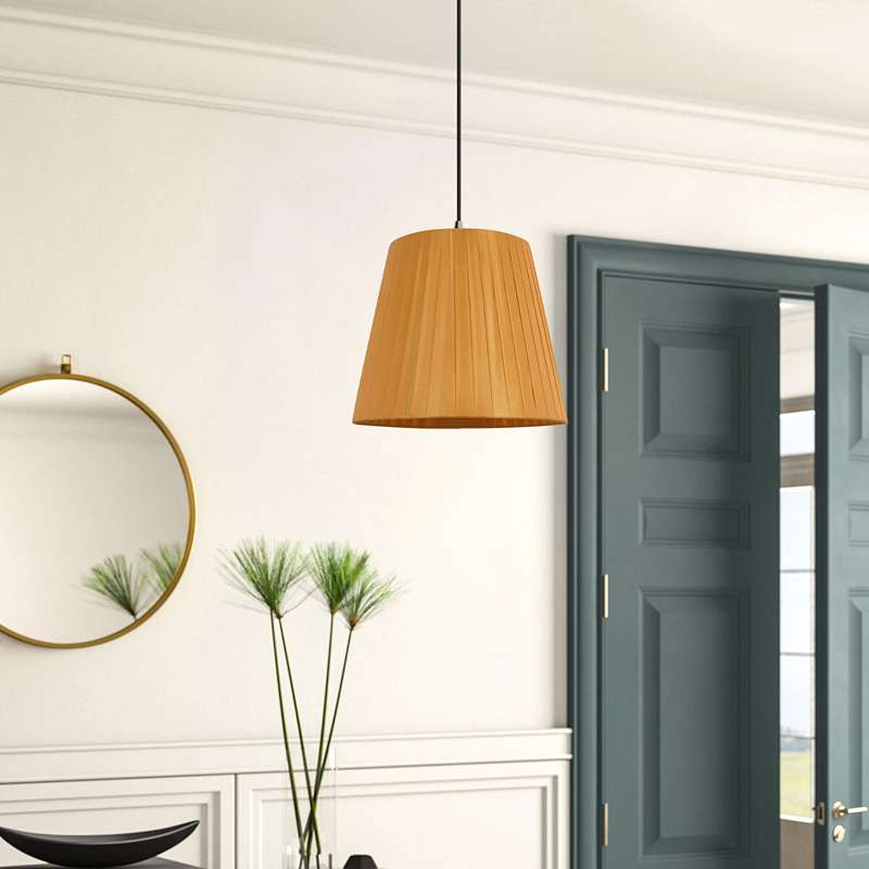 Gefalteter Lampenschirm Deckenleuchte modern