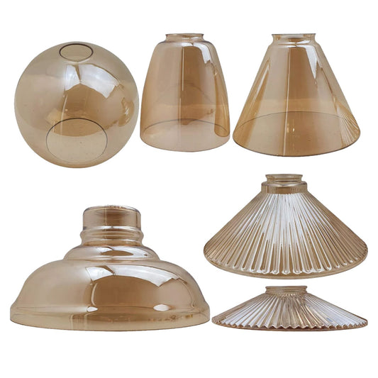 Glas Lampenschirm Vintage