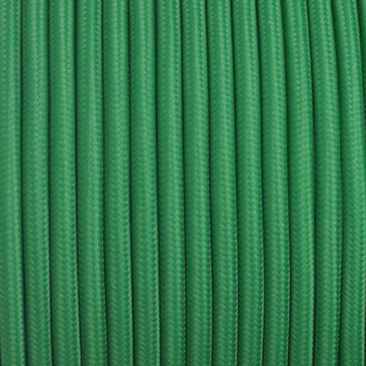 2-Adriges Gedrehtes Grünes 0,75mm² Rund kabel