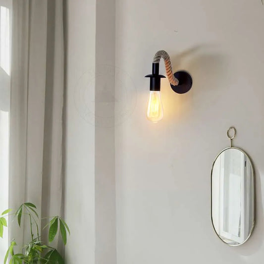 Hanfseil Wandleuchte Innen kaufen