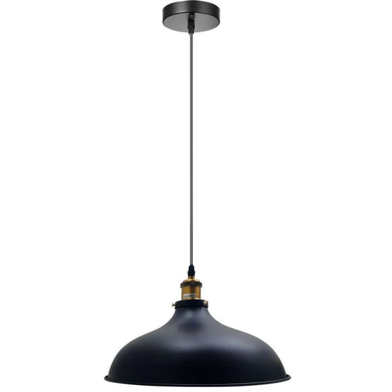 Modern Schwarz Pendelleuchte Ø 36cm mit E27 Fassung
