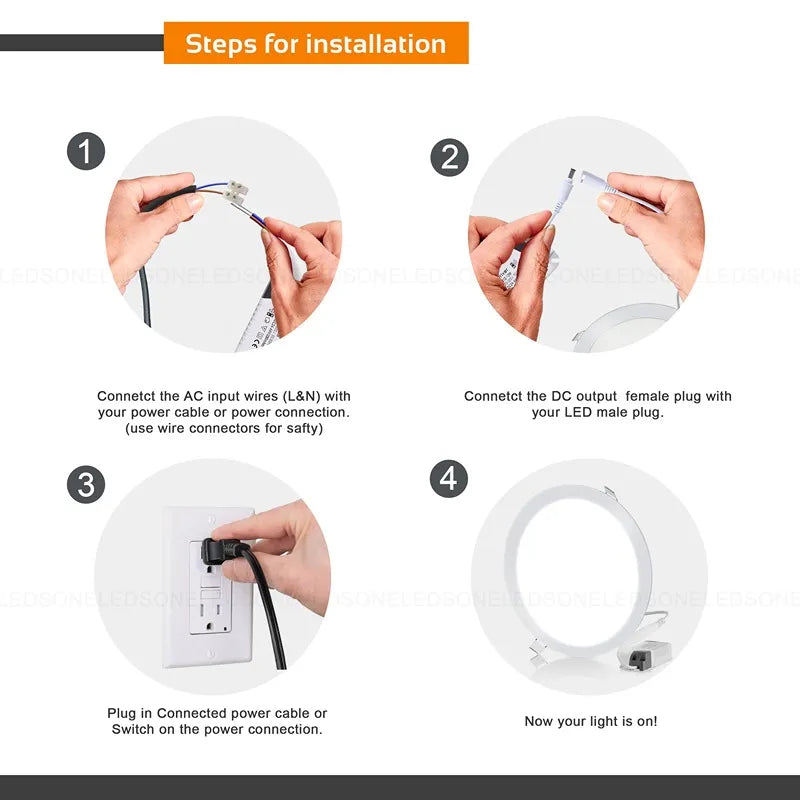 AC-DC Transformator LED-Treiber 3W 7W 12W 18W 25W 36W 50W 300mA