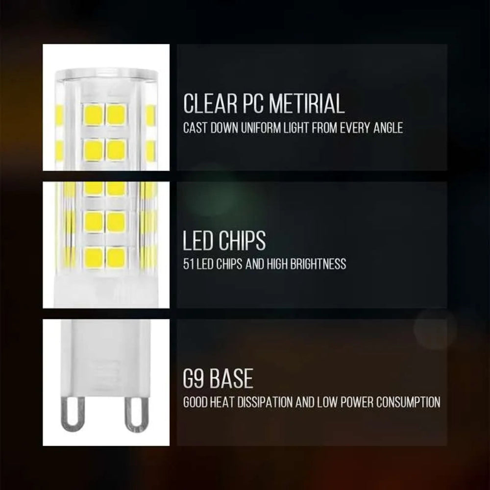 Vintage G9 LED Glühbirne Dimmbar Halogenlampen