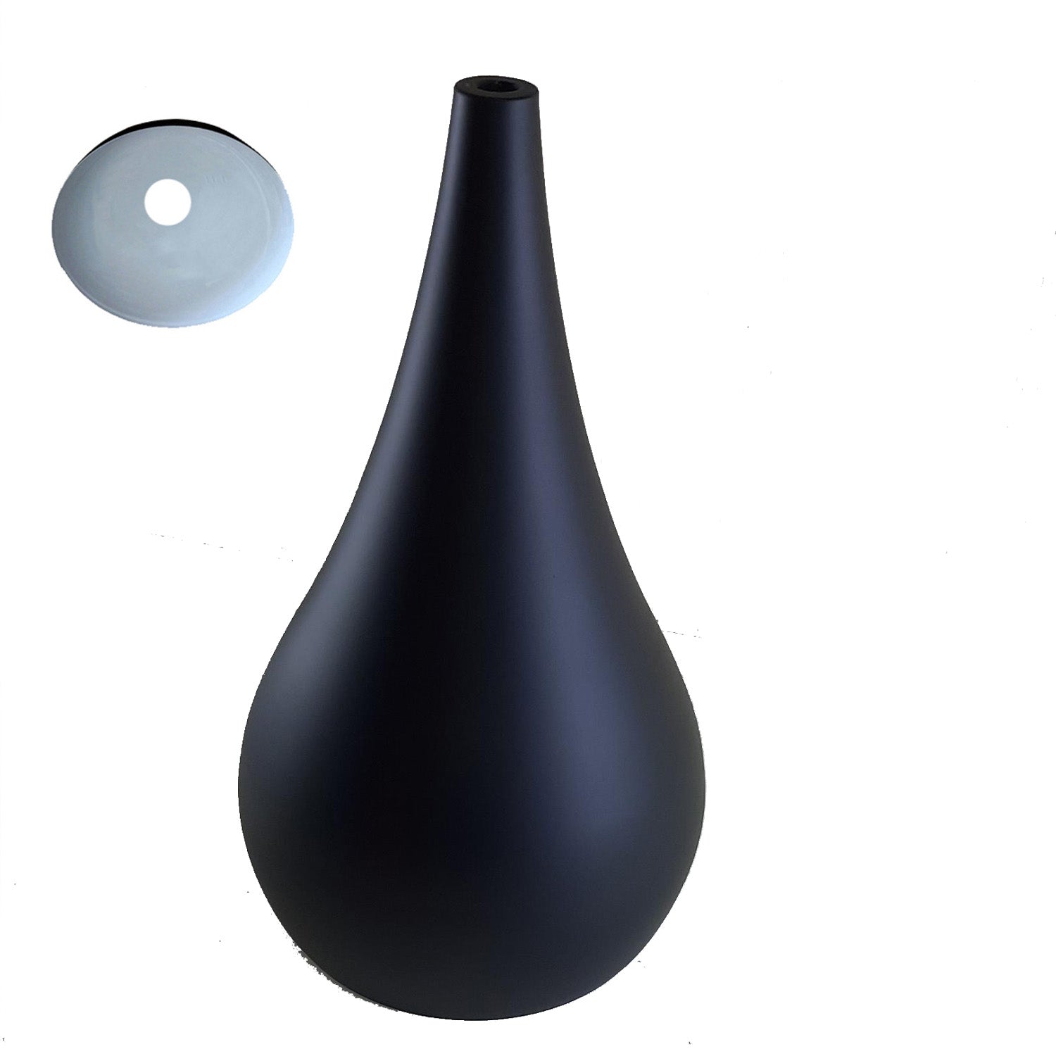 Schwarz Teardrop-Lampenschirm Moderner