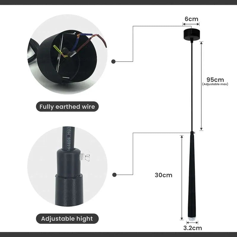 schwarze konische Pendelleuchte, Leuchten, Decken, schwarze Deckenleuchte, schwarze Deckenleuchte, Küchenlichtschirm