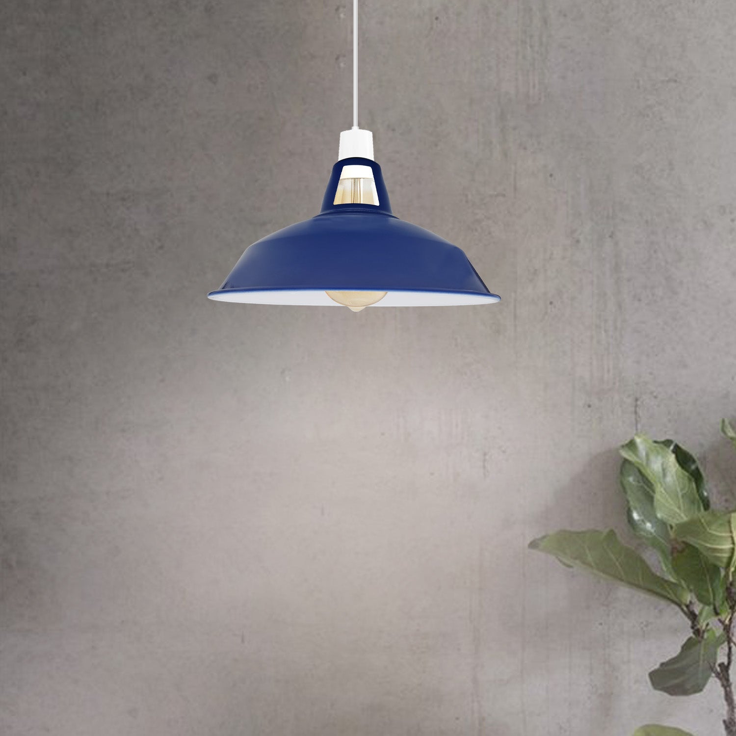 Blau Pendelleuchte Schirme für Esszimmer & Kücheninsel