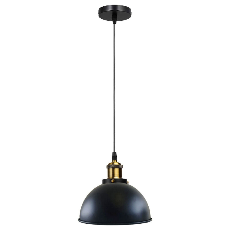 Schwarz Pendelleuchte E27 Ø 21cm Hängelampen