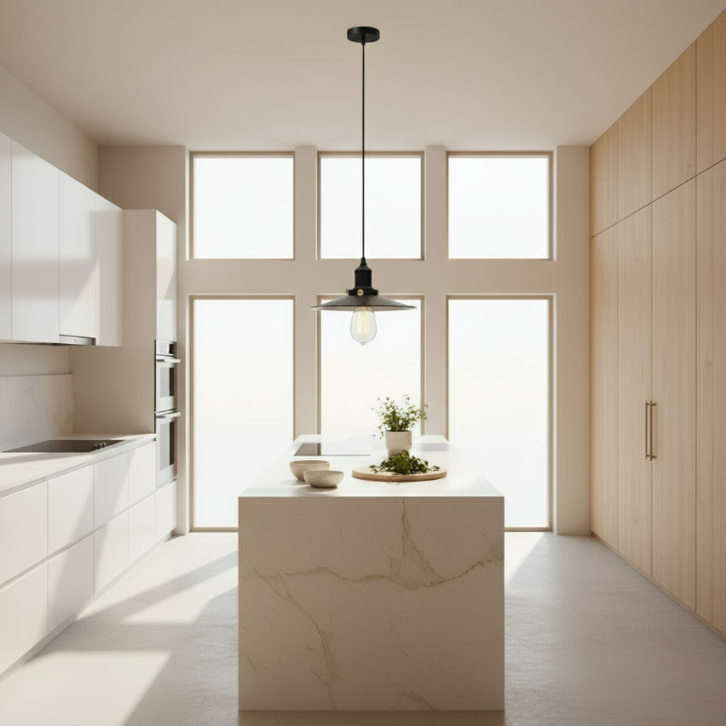 Pendelleuchte_Satin_Nickel_Modern