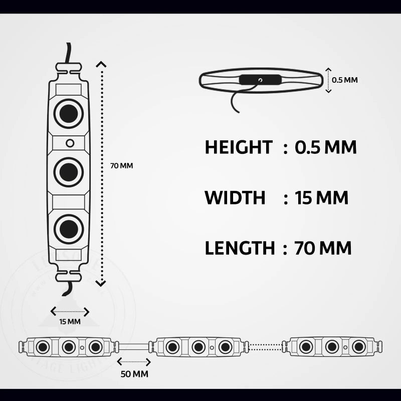 RGB SMD LED Injektionsmodul