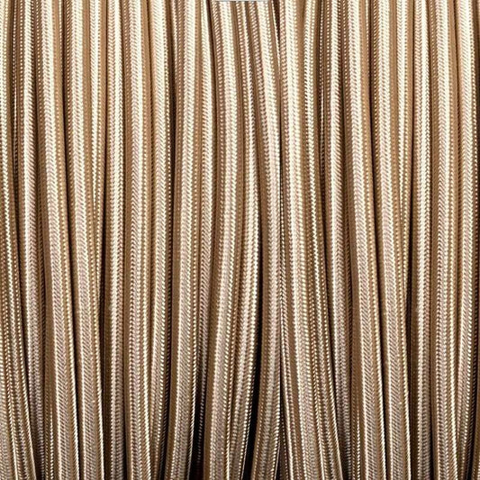 Retro 3 adriges Rund Textilkabel Pendelleuchten