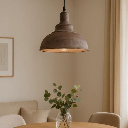 Rustikale Hängelampe im Industrie-Stil Esszimmer