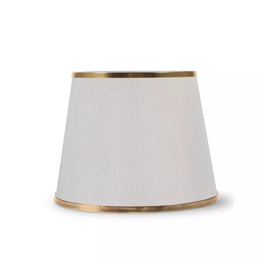 Paralume moderno Coolie in lino bianco ~3137