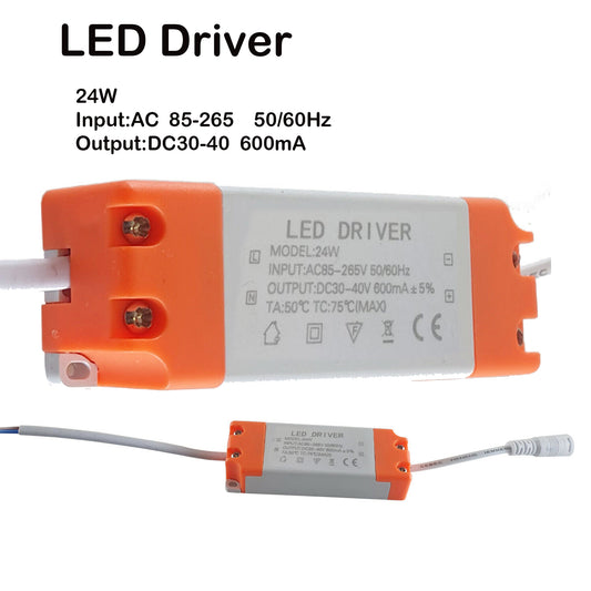 Driver LED 24W Alimentatore a corrente costante per luci LED ~1710