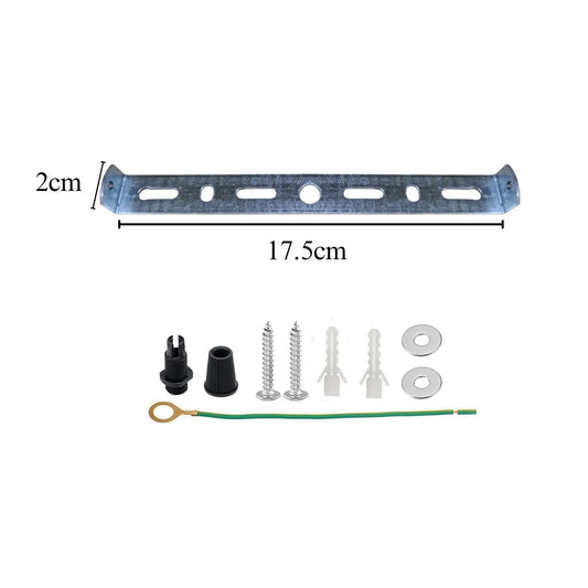 Loftroset 175 mm beslag til lampefastgørelsesrem klemmeplade med tilbehør ~ 1279