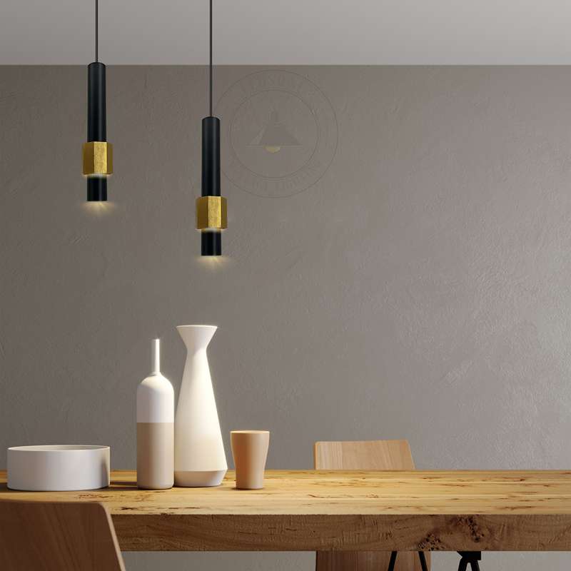 Moderne zylindrische LED