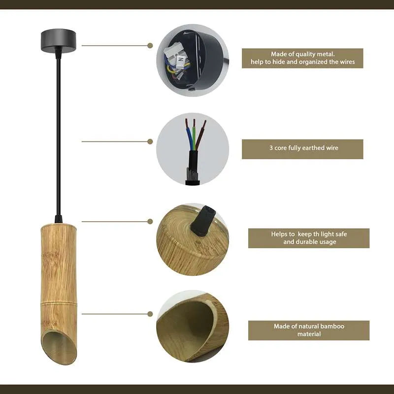 ambus-Pendelleuchte im Boho-Stil für natürliche Eleganz in Ihrem Zuhause