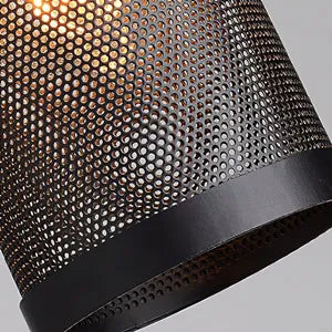 Black Metall Mesh Net Licht