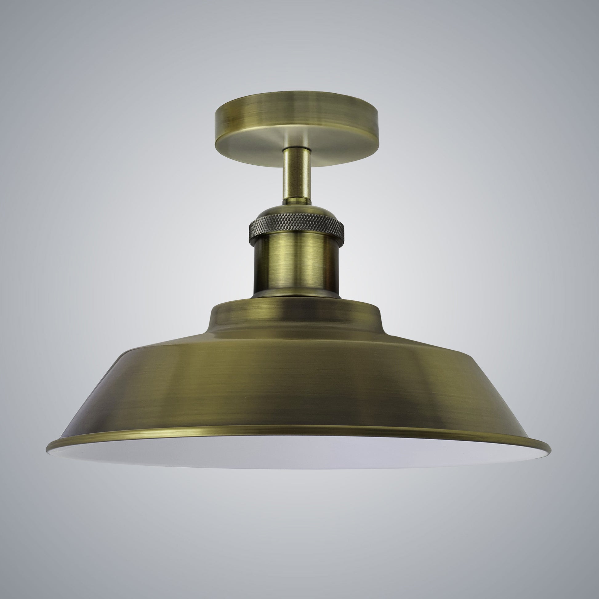 Modernes Messing Deckenleuchte E27-Lampensockel 22 cm