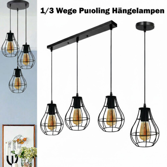 Vintage industriel pendellampe~3469