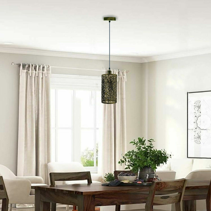 Industrial Kronleuchter Set im Drahtkäfig Design