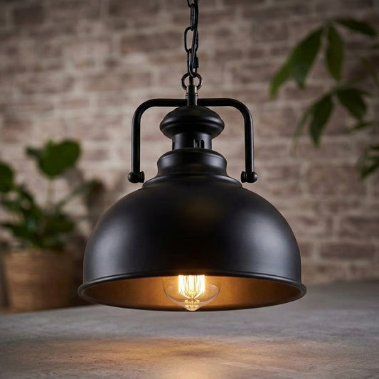 Ledsone Jesper Pendelleuchte Schwarz Ø 21cm ~3570