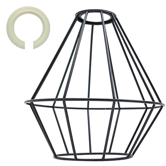 käfig lampenschirm
Schwarz Farbe Metallrahmen