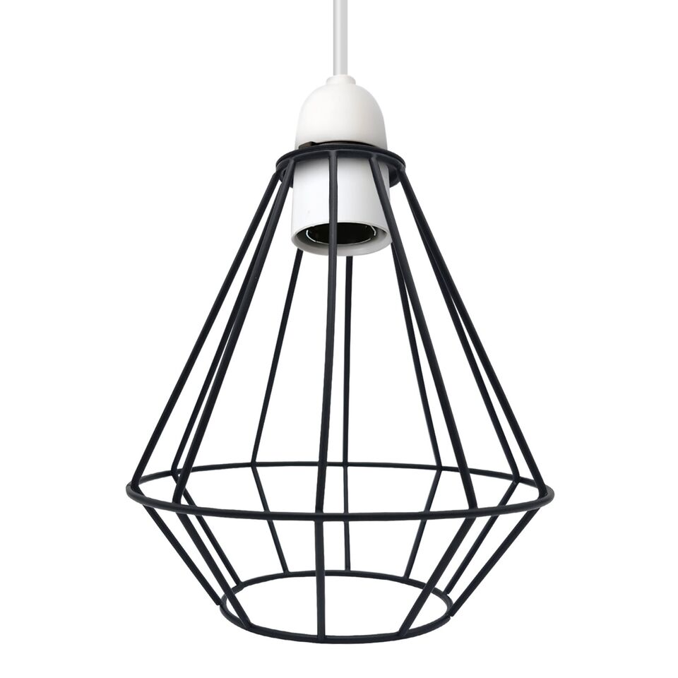käfig lampenschirm
Schwarz Farbe Metallrahmen